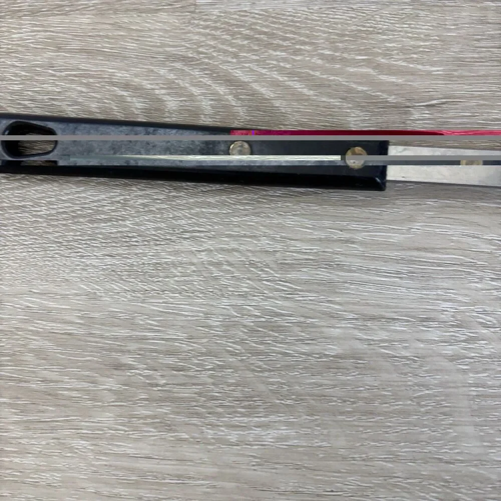 Vintage Stainless USA Black Handle Flat Metal Griddle Spatula Turner 12